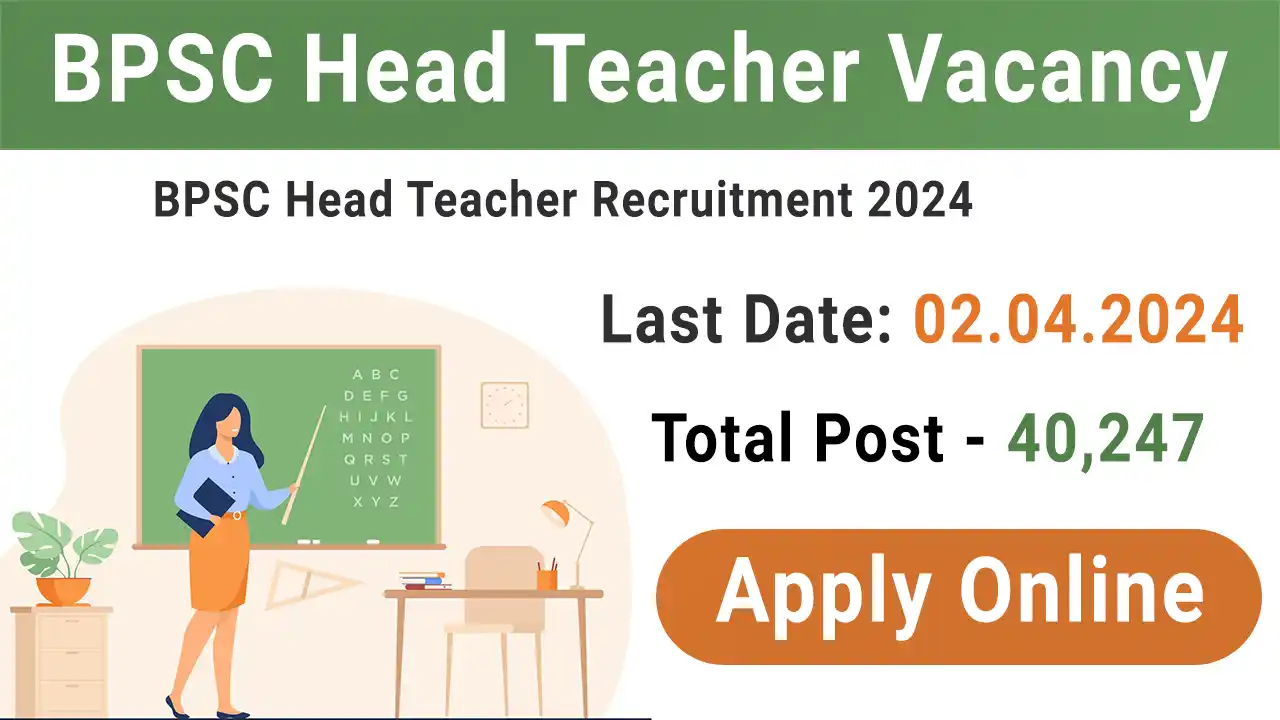 BPSC Head Teacher Vacancy 2024